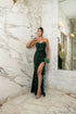 VESTIDO CORPETE TOMARA QUE CAIA PAETE DI VESTIDO DE FESTA PETRA FINA VERDE ESMERALDA P